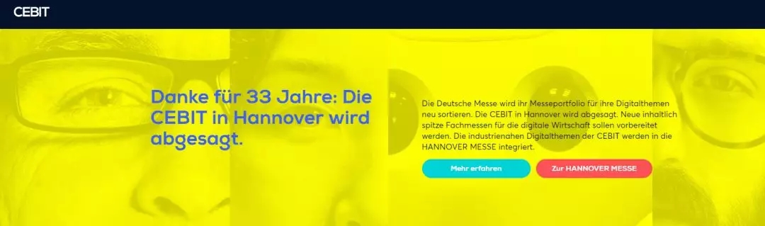 德國(guó)漢諾威CeBIT2019大展停辦！！